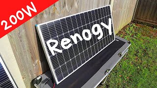 Renogy® 200W Solar Panel | Initial Look and Quick Test