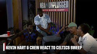 Kevin Hart REACTS to the Celtics sweeping the Pacers & advancing to the NBA Finals 👀 | NBA Unplugged