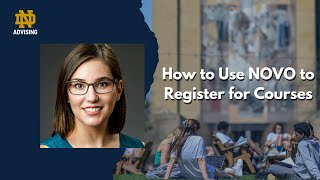 How to Use NOVO to Register for Courses