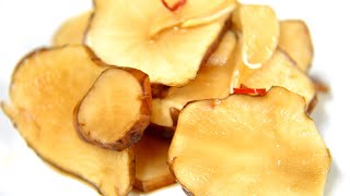 菊芋のにんにく醤油漬け　How to make Jerusalem artichoke pickled in garlic soy sauce