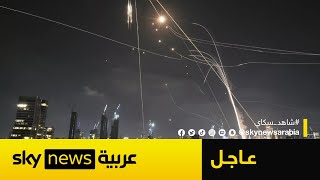 لقطات تظهر لحظات وصول صواريخ إيران إلى سماء تل أبيب