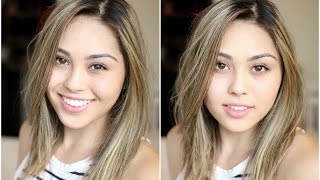 Minimal Makeup Tutorial | FULL FACE - Only 5 Products Used | Enhance Natural Beauty | Roxette Arisa