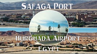 [4K] MSC Cruise Ship arrive in Safaga Port \u0026 Transfer to Hurghada Airport, Egypt.