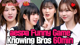 [Knowing Bros] Laughter Guaranteed🤣 aespa Funny Game Moments Compilation