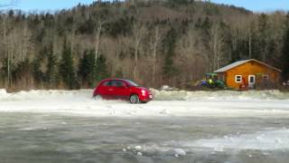 Open Practice Rallycross in the Fiat 500 at Team O'Neil