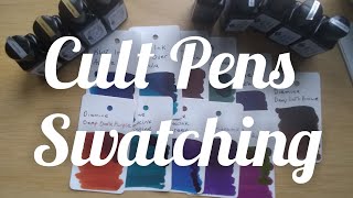 Swatching My Last Cult Pens Order for 2020