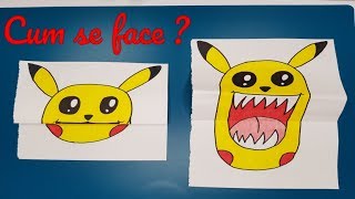 💙❤️💛DIY - Pikachu - Invata cum se face | Desenez si Colorez Pokemon
