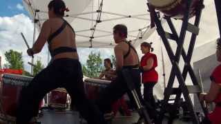 Midnight Taiko Drummers at the 2013 Calgary Japanese Festival