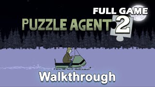 Puzzle Agent 2 PC | 100% Walkthrough | FULL GAME | HD | No Commentary