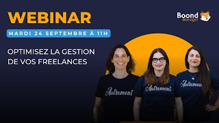 [Webinar] : Optimisez la gestion de vos freelances !