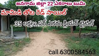 జనగామ జిల్లా 22 ఎకరాలు మామిడి తోట call 6300584563#farming #agricultural #propartey₹