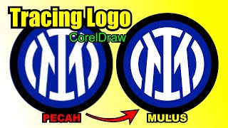 Cara Tracing Logo di CorelDraw x5 untuk pemula | tracing logo inter milan | Tutorial tracing logo