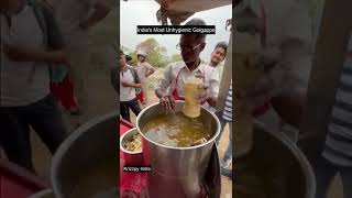 Bhagat Ji ke unhygienic Golgappe🤢🤮#shorts #golgappe #panipuri #streetfood