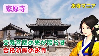 【智恵の文殊さん】お寺めぐり大阪！家原寺！合格祈願のハンカチが揺れる受験シーズン