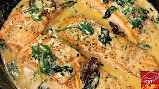 Creamy Tuscan Salmon Recipe | Creamy Salmon Recipe