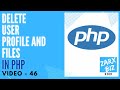 #46 Delete user data in php code from database | PHP Tutorial | PHP for Beginners