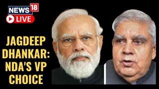 Vice President Election Live | NDA Picks Jagdeep Dhankar For Vice President Post | English News Live