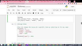 working with dictionaries in python|Python Dictionary | python tutorial for beginners class #