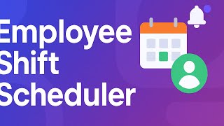 Streamlined Employee Shift Scheduler for FREE