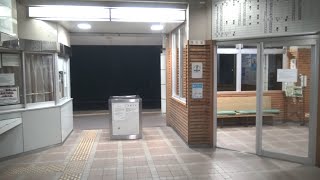 真岡鉄道 真岡線 茂木駅改札口の風景