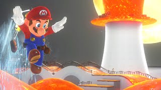 Mario Odyssey FLOOR IS LAVA with ROCKET NOZZLE from Mario Sunshine!! (FULL GAME!!)
