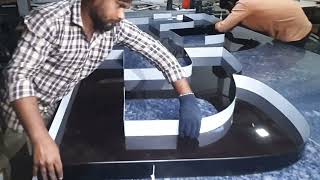 How to Make an acrylic 3D letter || #Faeemsaifi #Saifisignboard