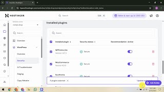 How To Update All WordPress Plugins in Hostinger