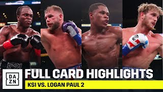 LOOKING BACK |  Card Highlights: KSI vs. Logan Paul 2