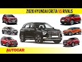 2020 Hyundai Creta vs Rivals : Price and Spec Comparison | Autocar India