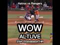 MLB ALCS Astros Vs Rangers Highlights. Altuve Hits 25th Postseason HR #shorts #subscribe