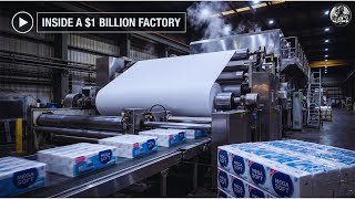 How Tissue Paper Is Made in Massive Factories (Full Process Revealed)
