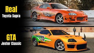 GTA 5 ONLINE - Paul Walker's Fast and Furious Toyota Supra - Jester Classic Build