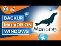 How to backup MariaDB databases on Windows?