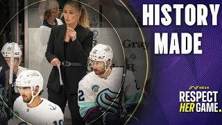 First Female NHL Coach!! Seattle Kraken's Jessica Campbell is a trailblazer.