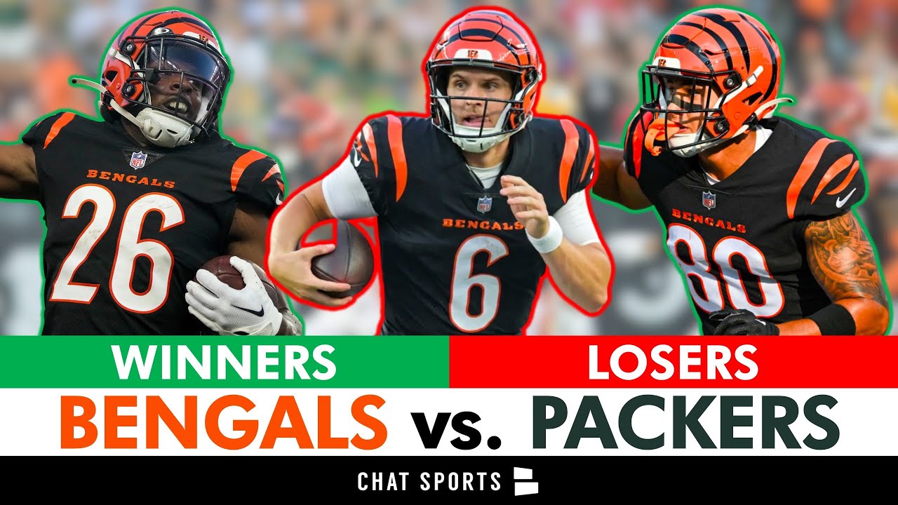 Cincinnati Bengals Winners & Losers Vs. Packers Ft. Tycen Anderson ...