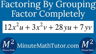 Factor 12x^2u+3x^2v+28yu+7yv