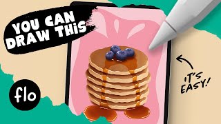You Can Draw This PANCAKE in PROCREATE
