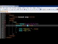 PHP & MySQL Tutorial   29  Foreach Loop   YouTube