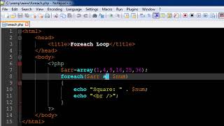 PHP & MySQL Tutorial 29 Foreach Loop YouTube