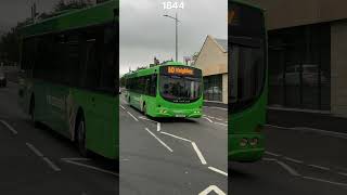 Uncommon allocation Volvo B7RLE Wright Eclipse Urban (1844 FJ08 BZR) busman88 sat at back ￼