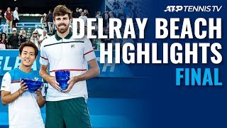 Reilly Opelka Beats Nishioka To Win 2nd Title | Delray Beach 2020 Final Highlights