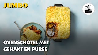 Wat eten we? Ovenschotel met gehakt en puree