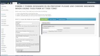 Part 2 of Basic Forms Designer for Forms7