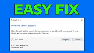 How To Fix Cannot Access Shared Folder Error in Windows 11 (Networking)