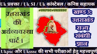 uk lecturer exam📚 उत्तराखंड की अर्थव्यवस्था पार्ट 1🎯 Ukpsc/Uksssc की सभी परीक्षाओं हेतु महत्त्वपूर्ण