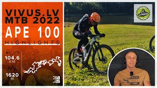 Vivus.lv MTB Marathon 2022 Ape Epic 100 - Highlights with EN Commentary - 2022 09 10