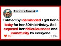 Entitled Syl demanded I gift her a baby. So I exposed her to everyone 😲😲 Reddit Stories