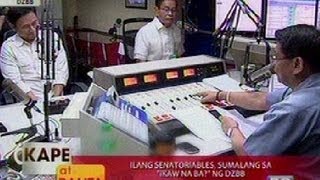 KB: Ilang senatoriables, sumalang sa 'Ikaw na ba?' ng DZBB