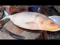 3 Kg Size Big Hilsa Fish Cutting In Fish Market Bangladesh | Fish Cutting Skills