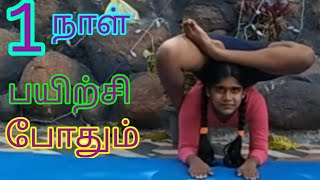 ஏகபாத சித்கந்த அர்த்த பத்ம விருட்சிகாசனம்.     Advanced yoga asanas tamil tutorial